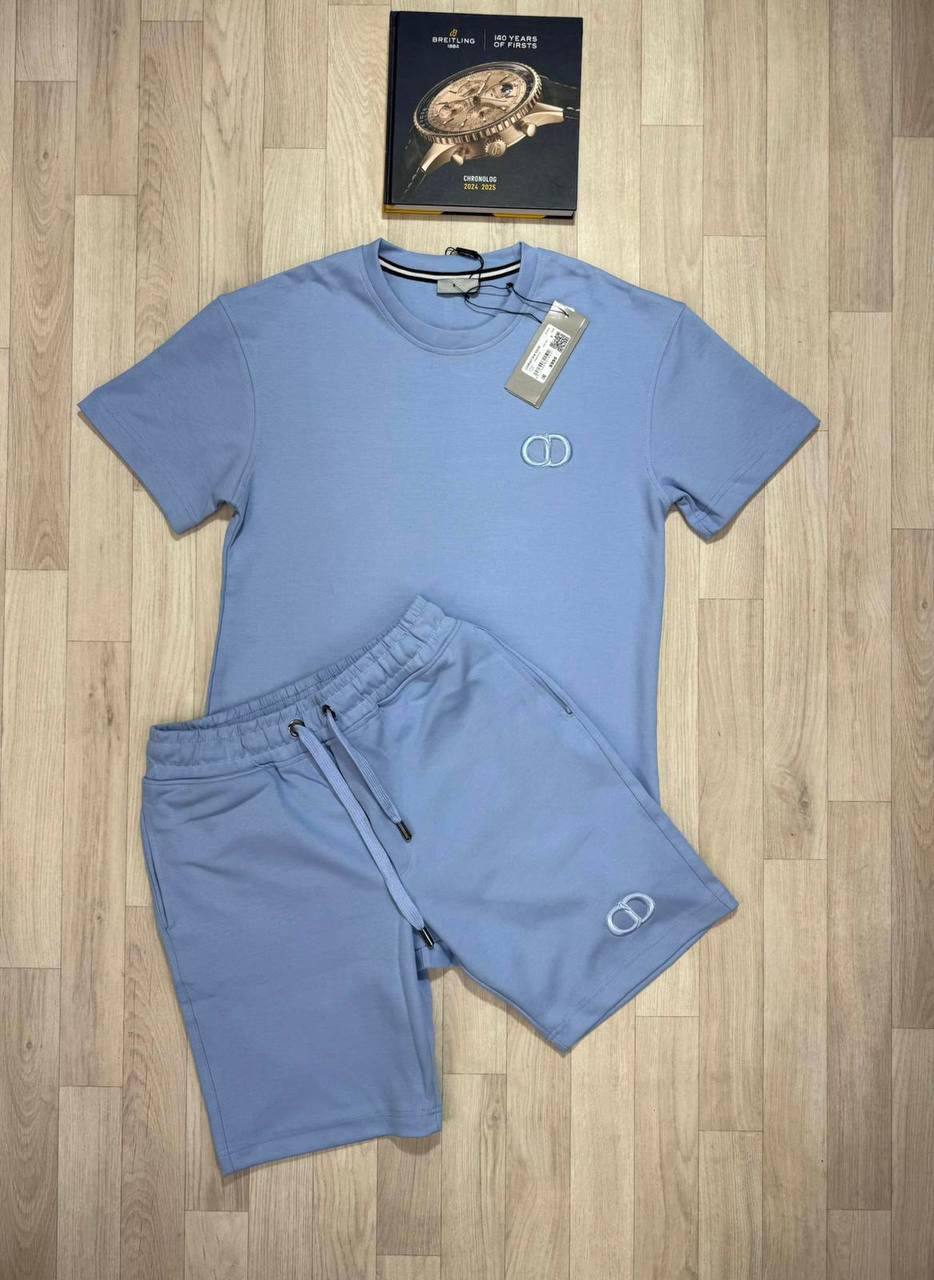 Dior CD Icon Casual Shorts and T-shirt Set AAA Quality UK Reps