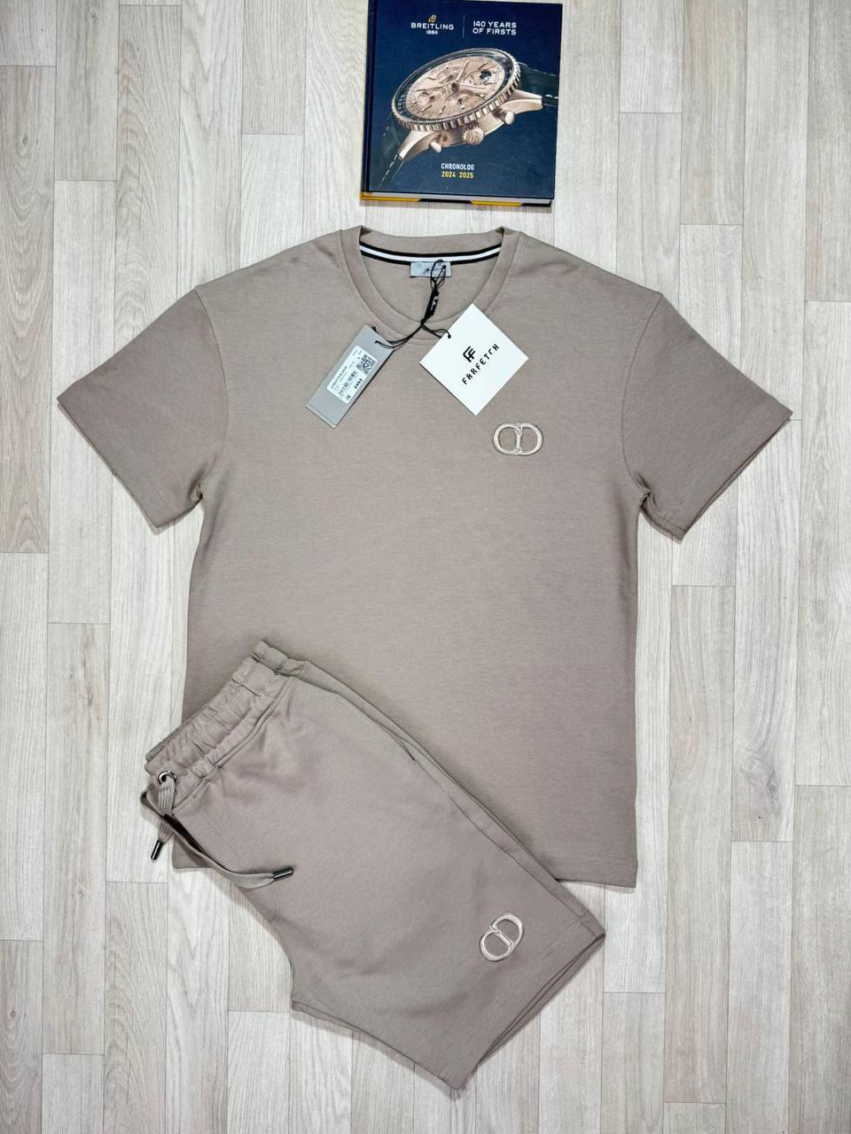 Dior CD Icon Casual Shorts and T-shirt Set AAA Quality UK Reps
