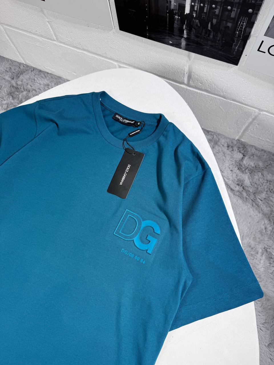 Dolce & Gabbana 3D DG Logo Cotton T-Shirt AAA Quality UK Reps