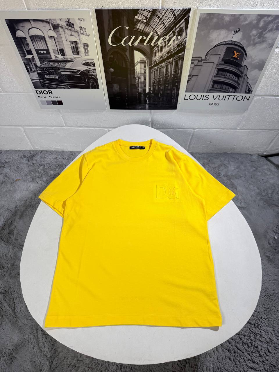 Dolce & Gabbana 3D DG Logo Cotton T-Shirt AAA Quality UK Reps