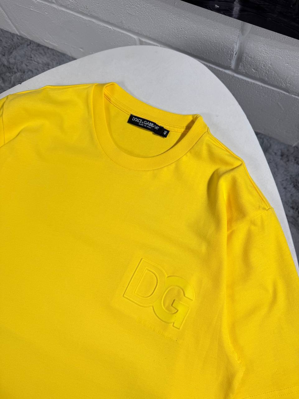 Dolce & Gabbana 3D DG Logo Cotton T-Shirt AAA Quality UK Reps