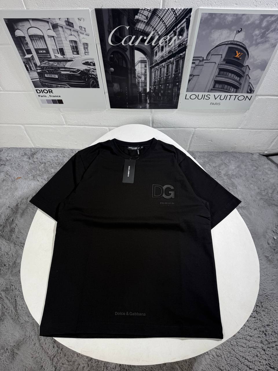 Dolce & Gabbana 3D DG Logo Cotton T-Shirt AAA Quality UK Reps