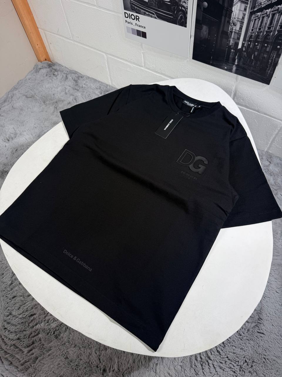 Dolce & Gabbana 3D DG Logo Cotton T-Shirt AAA Quality UK Reps