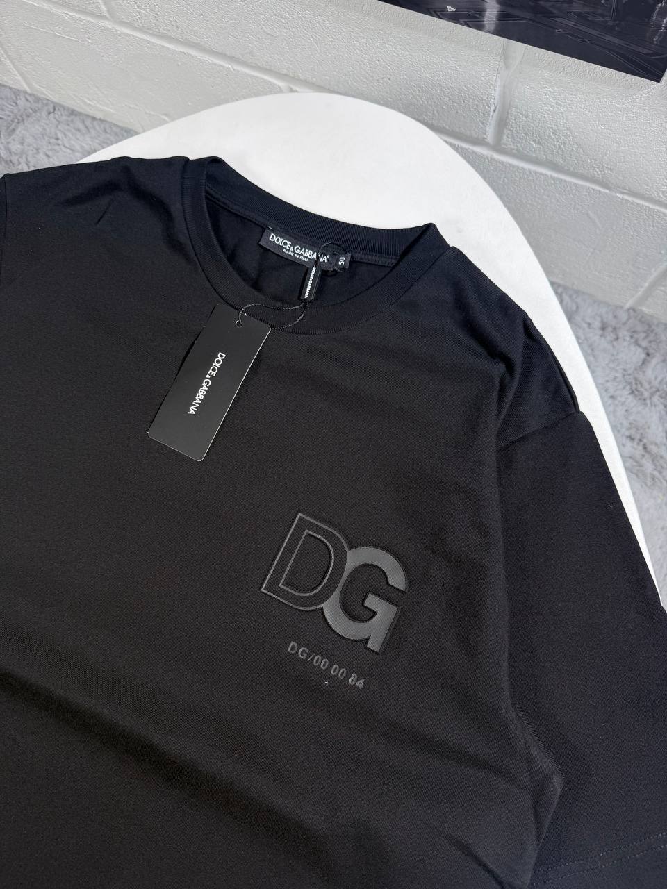 Dolce & Gabbana 3D DG Logo Cotton T-Shirt AAA Quality UK Reps