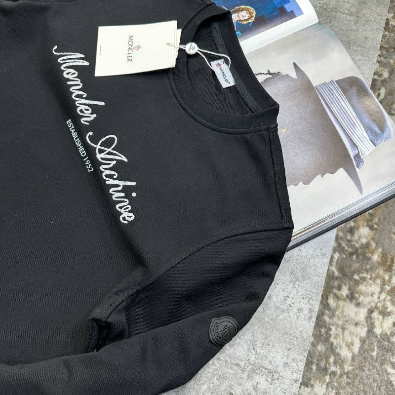 Moncler Men's Archive Embroidered Logo Jumpers SuperClone Quality UK Reps