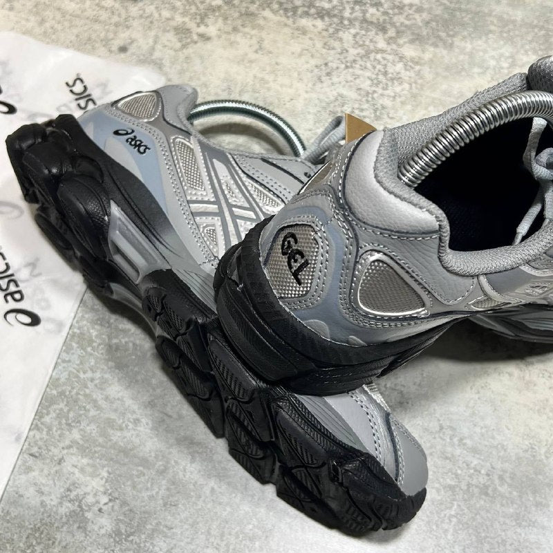 ASICS GEL-NYC Trainers in Mid Grey / Sheet Rock SuperClone Quality UK Reps