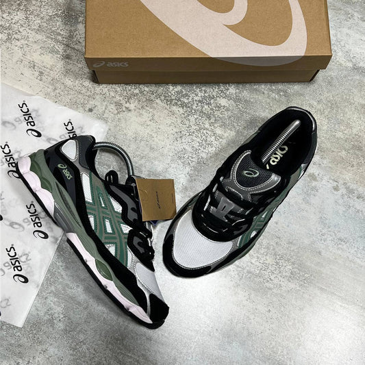 ASICS GEL-NYC Trainers in  "White / Ivy" SuperClone Quality UK Reps