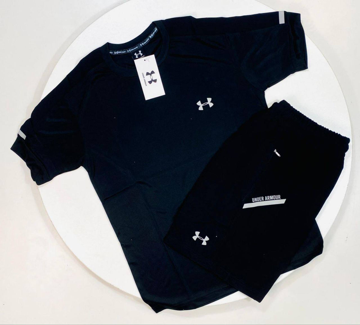 Under Armour Men's Sports Tracksuit Set – T-Shirt & Shorts SuperClone Quality UK Reps