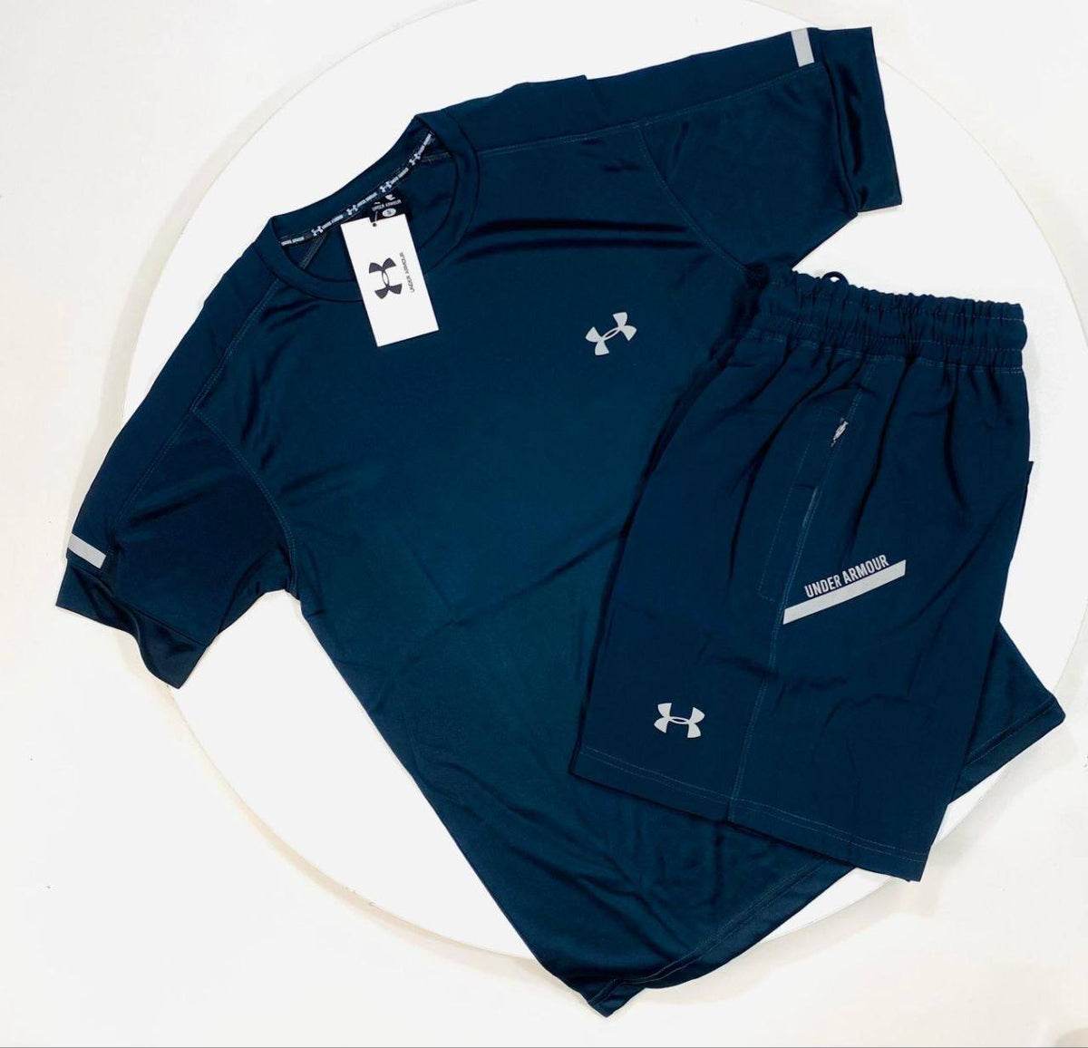 Under Armour Men's Sports Tracksuit Set – T-Shirt & Shorts SuperClone Quality UK Reps