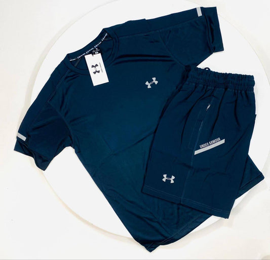 Under Armour Men's Sports Tracksuit Set – T-Shirt & Shorts SuperClone Quality UK Reps