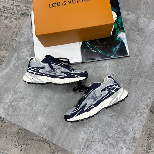 Louis Vuitton Men's LV Tatic Trainers "Blue" (Navy / Grey) AAA Quality UK Reps