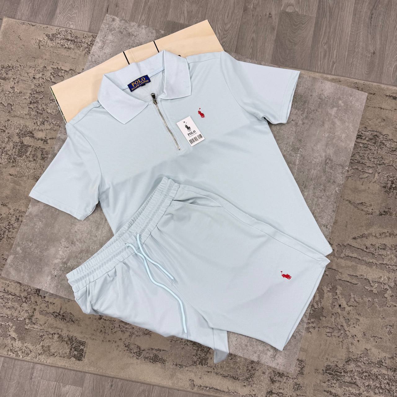 Polo Ralph Lauren Two-Piece Matching Men's Summer Set AAA Quality UK Reps