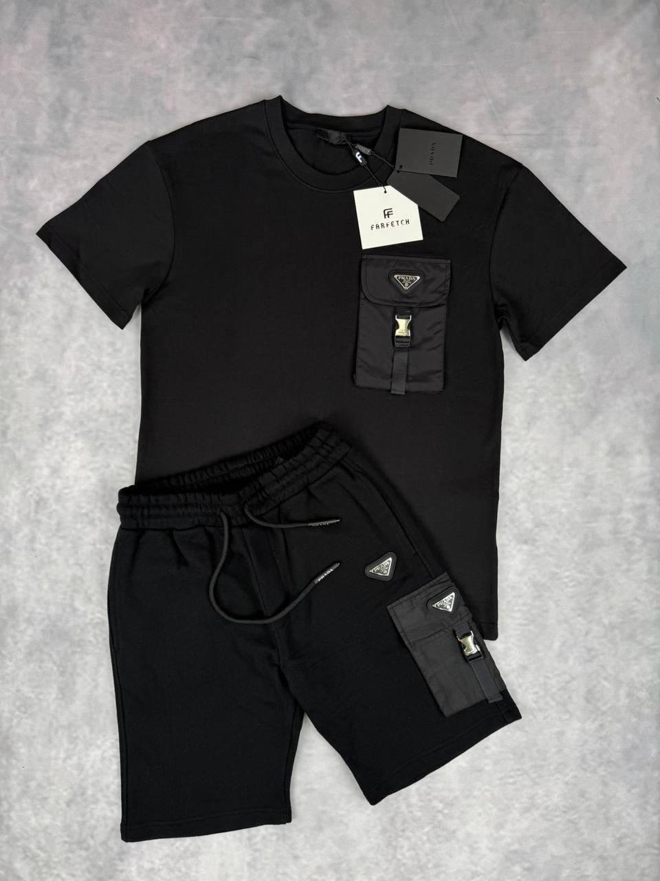 Prada T-Shirt and Shorts StreetWear Set SuperClone Quality UK Reps