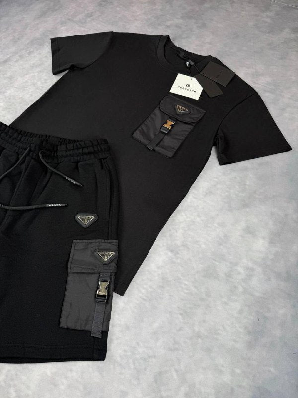 Prada T-Shirt and Shorts StreetWear Set SuperClone Quality UK Reps