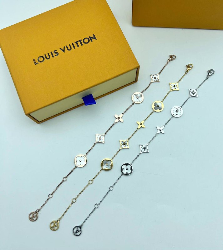 Louis Vuitton Monogram Blossom Chain Bracelets Collection AAA Quality Reps UK
