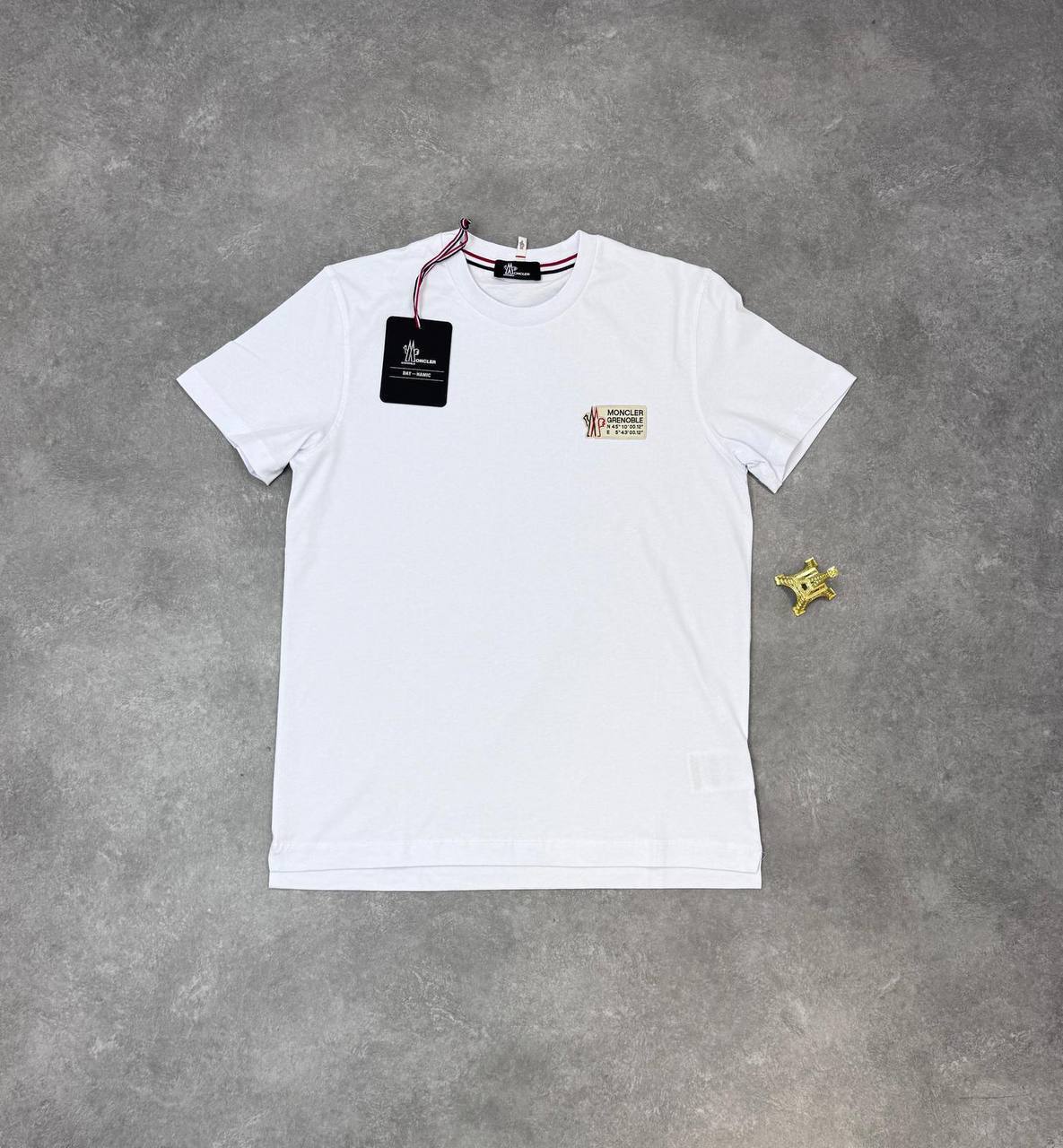 Moncler Grenoble Logo-Patch Cotton T-Shirts UK Reps AAA Quality