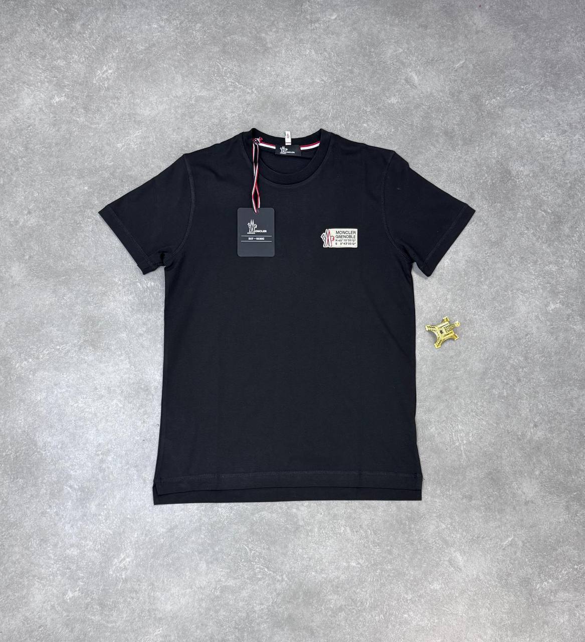 Moncler Grenoble Logo-Patch Cotton T-Shirts UK Reps AAA Quality