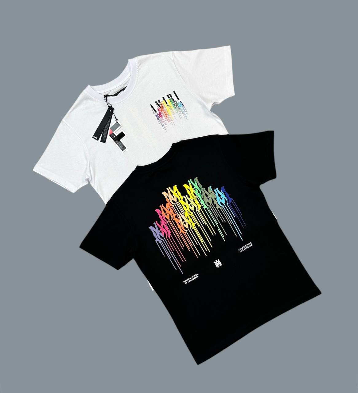Amiri M.A. Drip Collage T-Shirt AAA Quality UK Reps