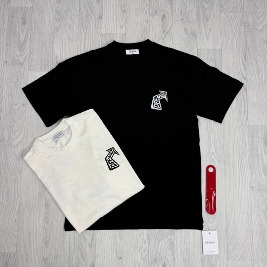 Off-White c/o Virgil Abloh "Nail Arrows" Printed T-Shirts UK Reps AAA Quality