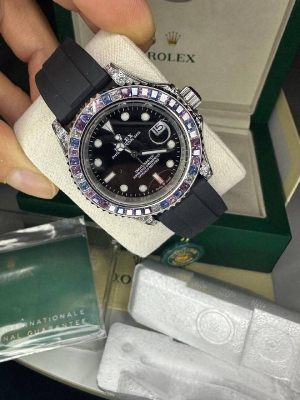 Rolex Yacht-Master 40 in Black Dial Superclone Quality UK Reps