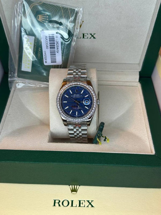 Rolex Datejust 36 in Bright Blue Dial SuperClone Quality UK Reps