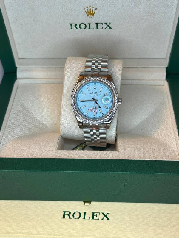 Rolex Datejust in Light Blue/Ice Blue Dial SuperClone Quality UK Reps