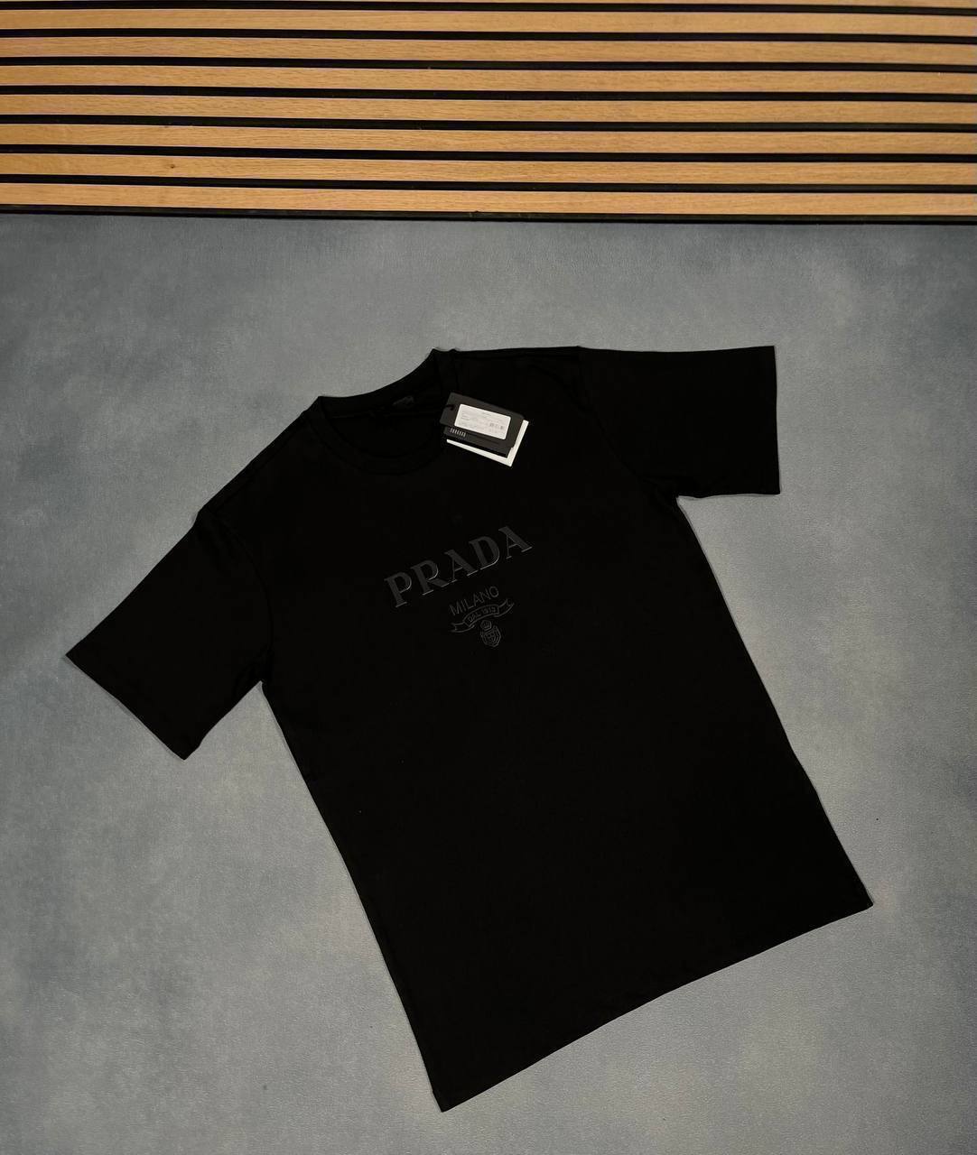 Prada Men's Embroidered Milano Crest T-Shirts AAA Quality Reps UK
