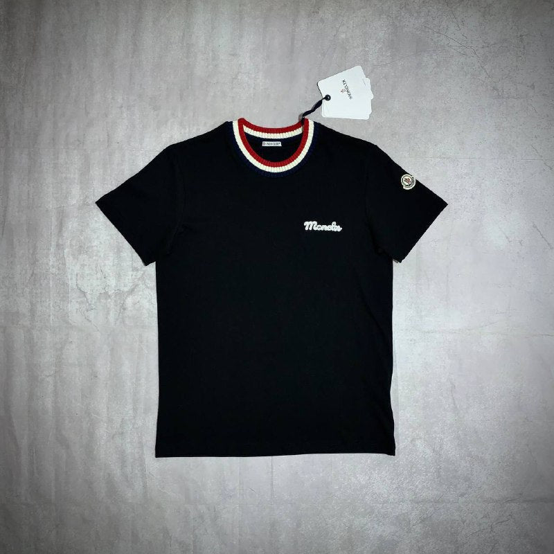 Moncler Embroidered Logo Cotton T-Shirt UK Reps AAA Quality