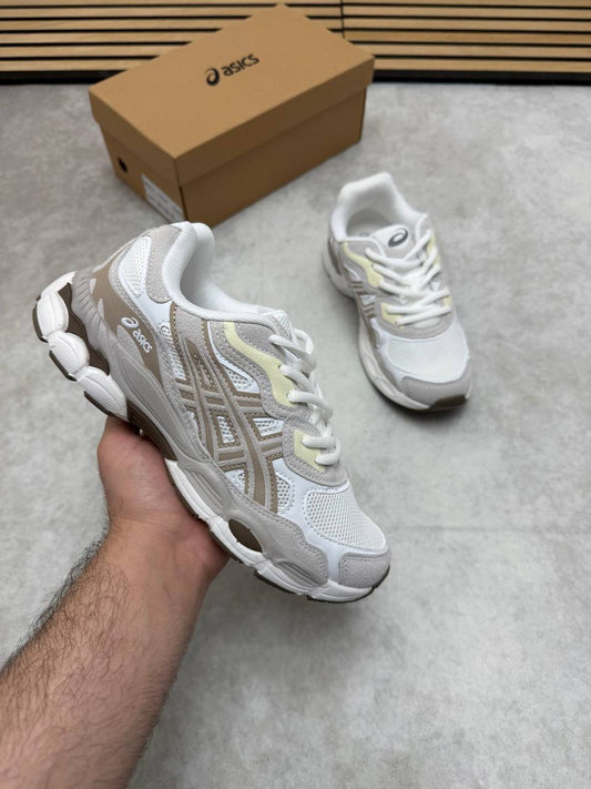 ASICS GEL-NYC in White / Feather Grey AAA Quality UK Reps