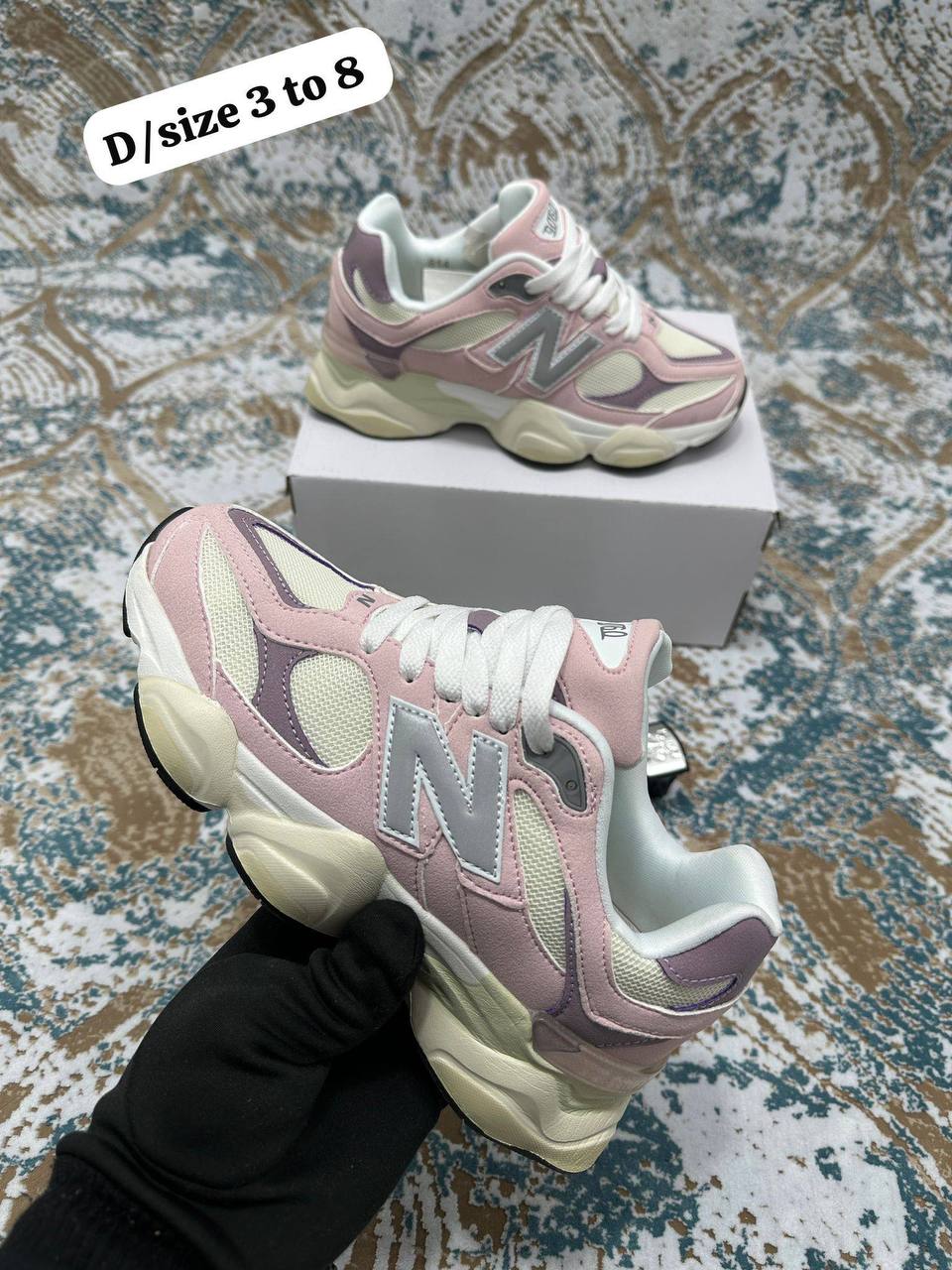 New Balance 9060 in the "Rose Sugar" SuperClone Quality UK Reps