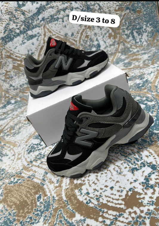 New Balance 9060 in "Black /Castlerock" SuperClone Quality UK Reps