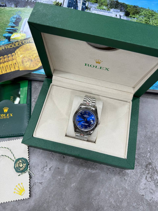 Rolex Datejust 41 in Blue Azzurro Dial SuperClone Quality UK Reps