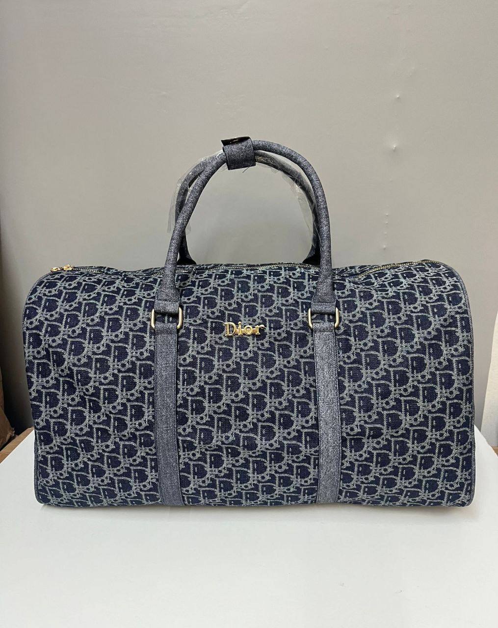 Black Checkered Luxury Style Travel Duffel UK Reps AAA Quality