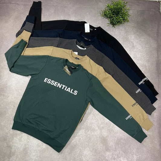 Fear of God Essentials Logo Crewneck Jumper UK Reps AAA Quality