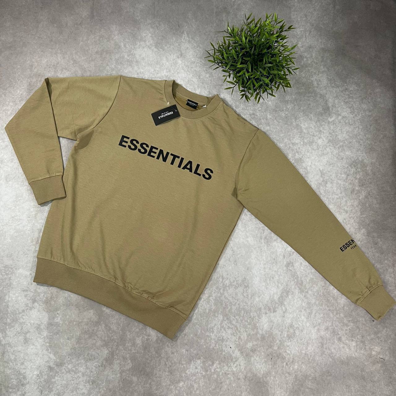 Fear of God Essentials Logo Crewneck Jumper UK Reps AAA Quality