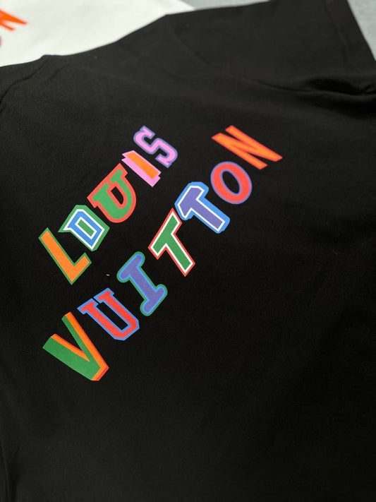 Louis Vuitton x NBA Logo Embroidered Cotton T-Shirt in White UK Reps AAA Quality