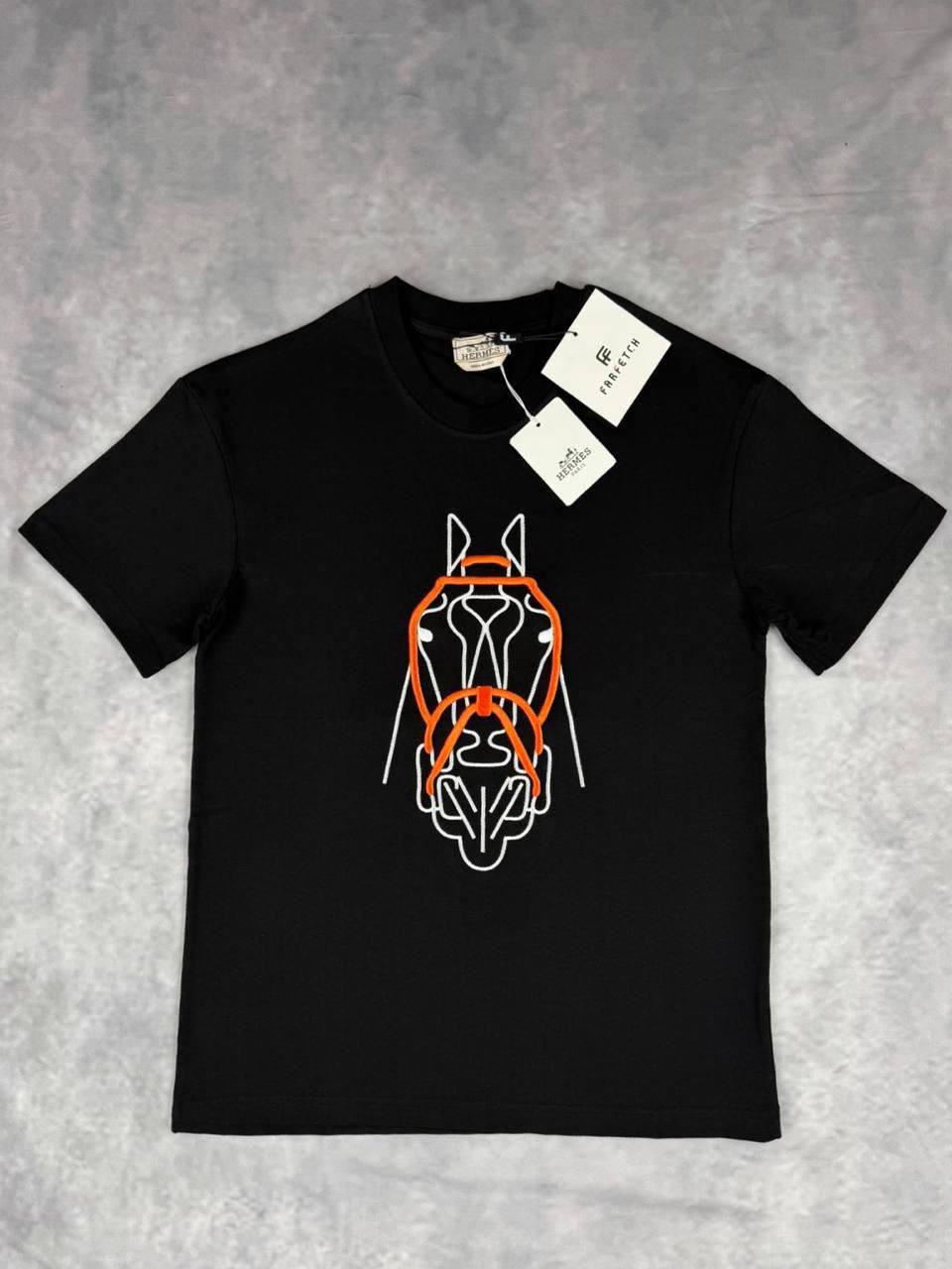 Hermès Horse Head Graphic T-Shirt UK Reps AAA Quality