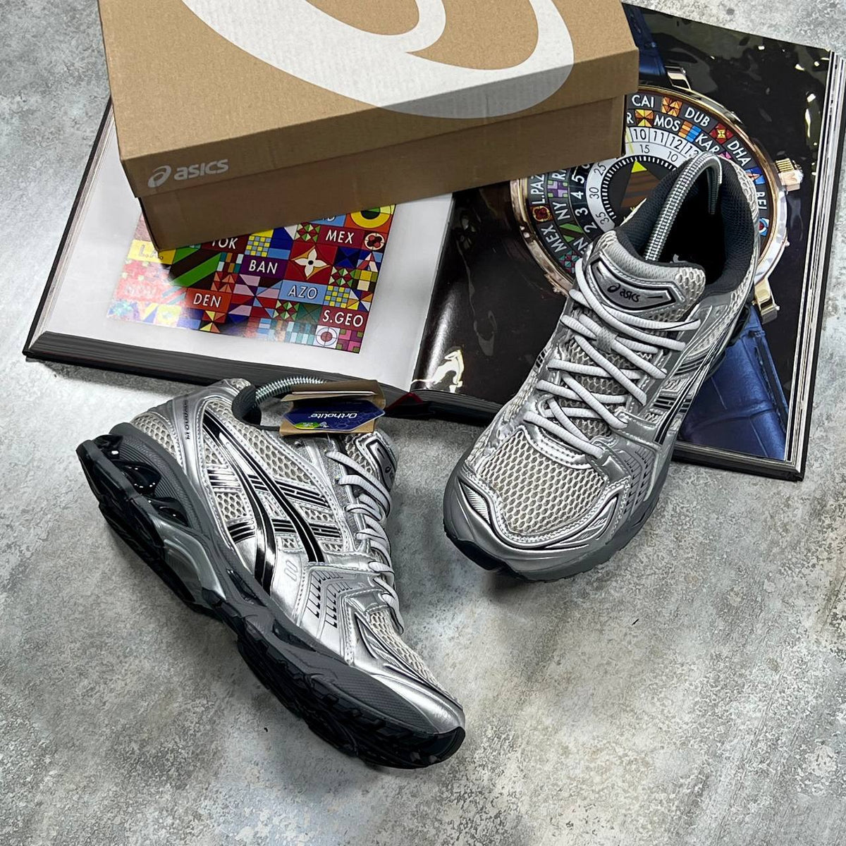 ASICS Gel-Kayano 14 "Pure Silver/Black" SuperClone Quality UK Reps