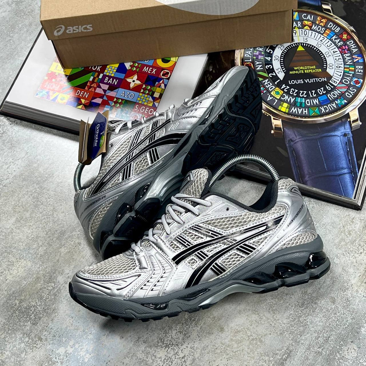 ASICS Gel-Kayano 14 "Pure Silver/Black" SuperClone Quality UK Reps