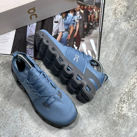 On CloudsWift 4 Trainers in Steel/Eclipse Blue SuperClone Quality UK Reps