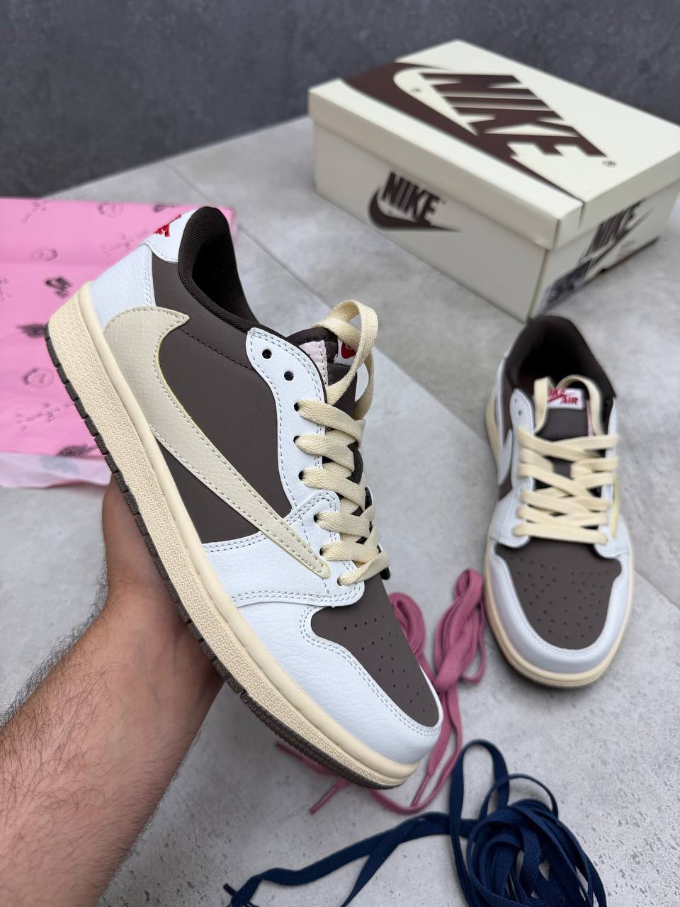 Travis Scott x Air Jordan 1 Low OG "Reverse Mocha"AAA Quality UK Reps