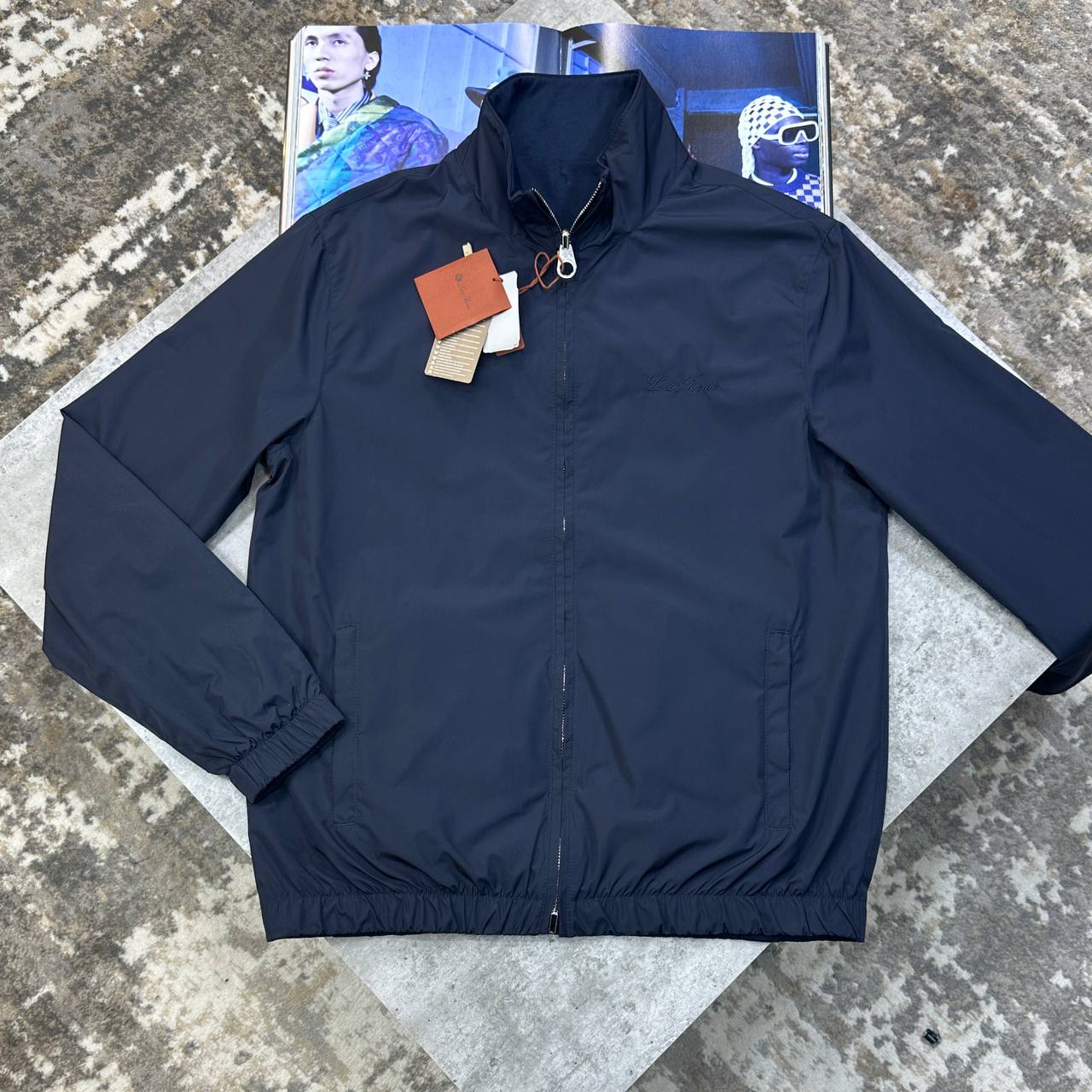 Loro Piana Men's Luxury Windmate® Reversible Bomber Jacket UK Reps AAA Quality