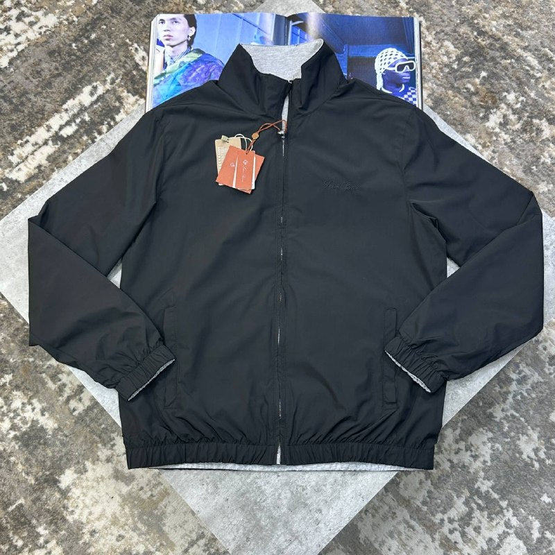 Loro Piana Men's Luxury Windmate® Reversible Bomber Jacket UK Reps AAA Quality