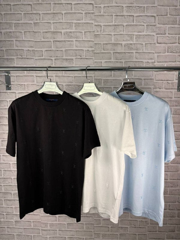 LOUIS VUITTON Embossed LV Replica T-shirt  ALL OVER LOGO Sale UK