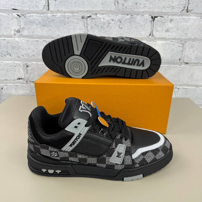 Louis Vuitton LV Trainer Black Rep Sneakers Sale UK