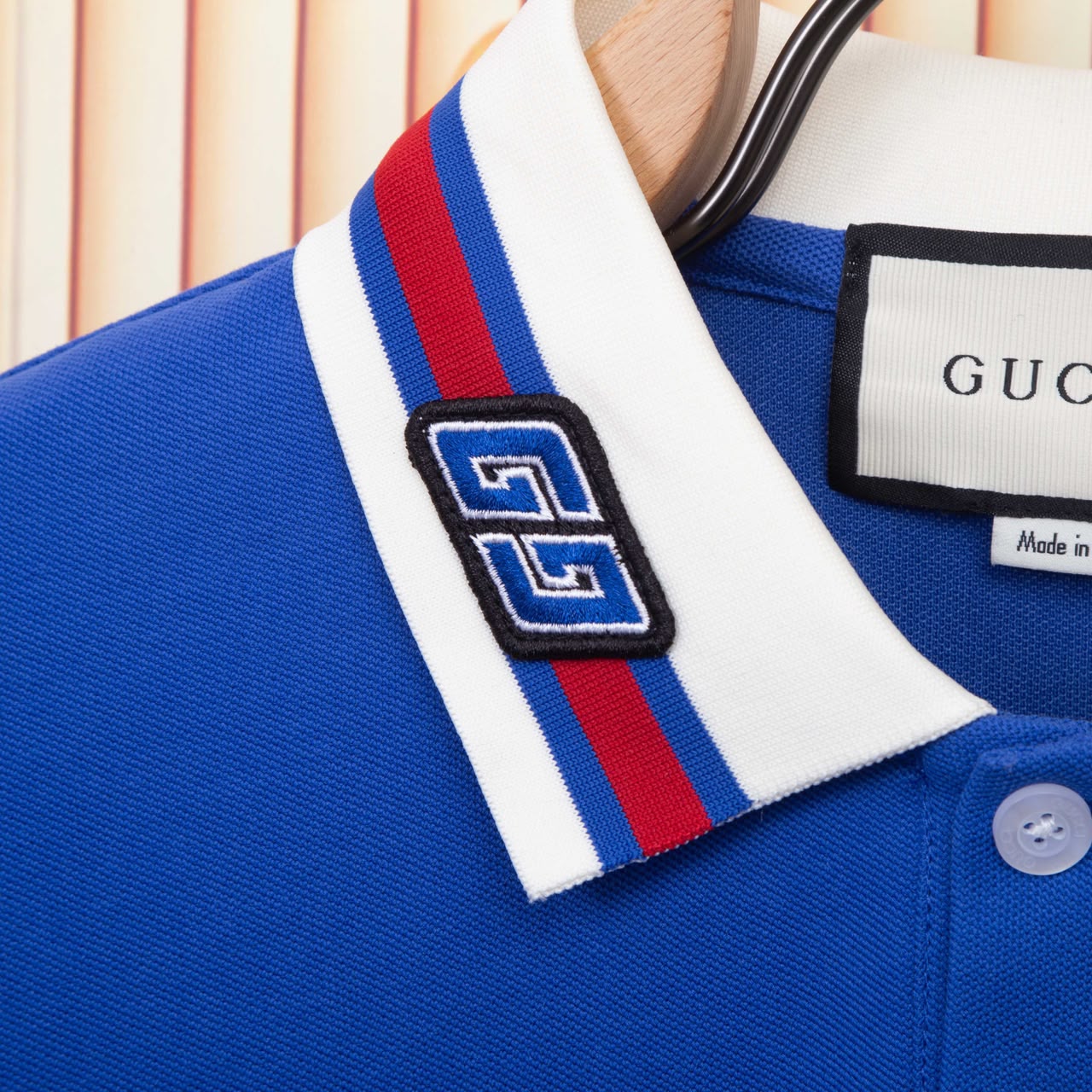 Gucci Interlocking GG Logo Polo Shirts Mens in 2 Colors UK 1:1 Reps Quality