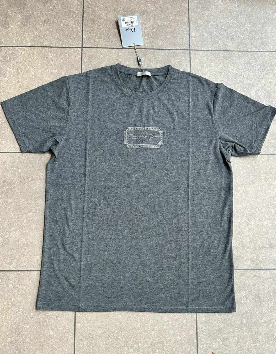 Christian Dior Logo T-Shirts Black Blue Gray Beige in AAA quality First Copy UK