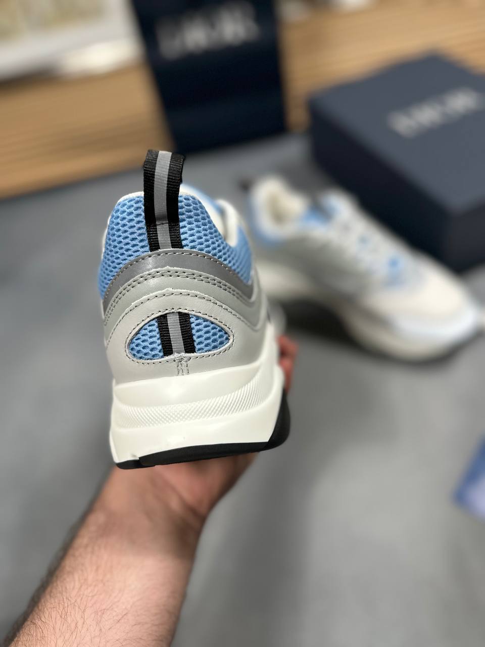 Dior B22 White Blue Sneaker AAA Quality sale UK