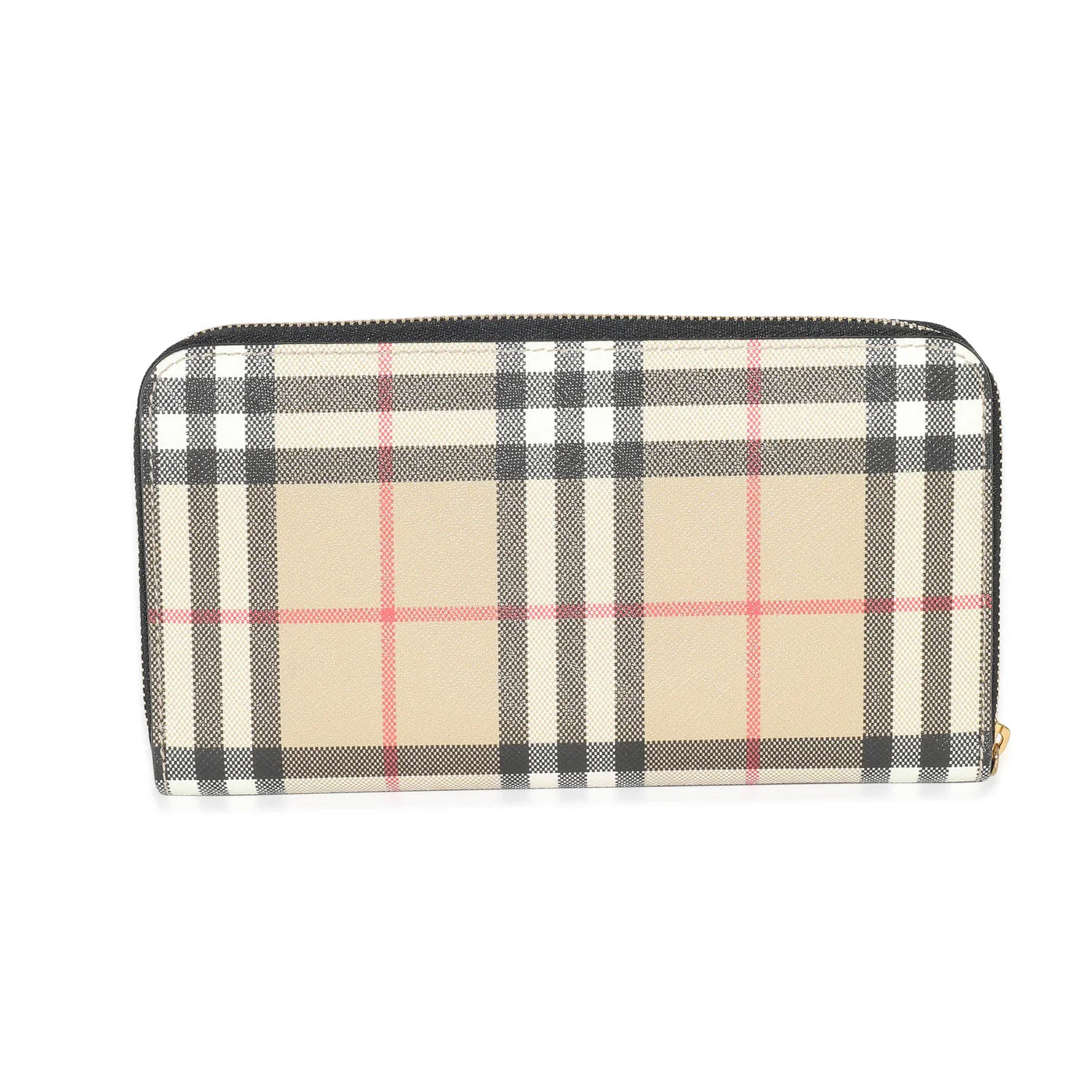 Burberry House Check Canvas Elmore Zip Around Wallet Sale UK