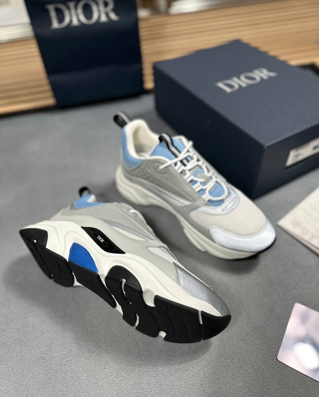 Dior B22 White Blue Sneaker AAA Quality sale UK